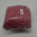 PAVILIA Maroon Red Throw Blanket for Couch Bed, Soft Fleece Throws for Sofa Chair, Fuzzy Waffle Textured Blanket, Cozy Warm Lightweight All Season Blanket Throw, 50x60