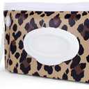 Itzy Ritzy Travel Wipes Case - Reusable Wipe Pouch Take & Travel Pouch Holds Up To 30 Wet Wipes, Includes Silicone Wristlet Strap, Leopard (9.5x1x5.5 Inch (Pack of 1)