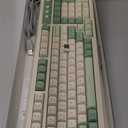 AULA S99 Gaming Keyboard, Wireless Computer Keyboards, Tri-Mode Bluetooth/2.4GHz/USB-C Custom Creamy Keyboard with Number Pad, RGB Backlit Media Knob Cute Programmable Keyboard for PC Gamer - Green