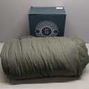 Geniospin King Comforter Set - 7 Pieces Comforter King Size, Soft Solid Bedding Set for All Season, Textured Bed in a Bag with Sheets, Pillowcases & Shams (Dark Green, 102''x90'')