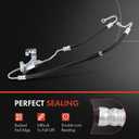 A-Premium Power Steering Pressure Hose Line Assembly Compatible with BMW F30 Series 328i xDrive 2009-2013 2.0L, E90 Series 328xi 2007-2008 3.0L, Pump To Gear