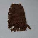 Newborn Baby Photography Props Blanket, Soft Baby Prop Blankets for Photography, Handmade Knitted Twist Wrap Posing Aid Backdrops (Dark Coffee)