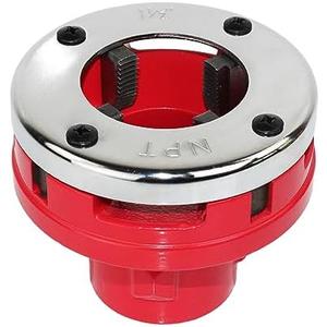 HFS(R) Pipe Threading Tool Ratchet Pipe Threader Dies Ratcheting Pipe Threading Tool Kit Replacement 1-1/2" for Professional Cutting & Pipe Threaders