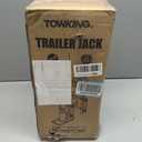 2000 lbs 10in Lift Compact Boat Trailer Jack,Top Wind Bolt-on Trailer Jack Stand for Small Utility, Jet Ski, and Canoe Trailers