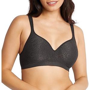 Bali Women's Wireless Bra DF3463, Comfort Revolution Full-Coverage Wirefree, Moisture-Wicking Bra 36C