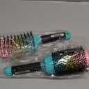 OZKVS Brush for Blow Drying & Blow Out,4 Piece Boar Bristle Brush Set for Fine & Thick Hair, Detangling for Curl Defining & Wet Hair