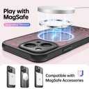 FUNMIKO for iPhone 15 Plus Case Wireless Charging & Military-Grade Protection - Cute Floral Design for Women Girls, Non-Slip Matte Cover with Shockproof Corners - Artistic Bows