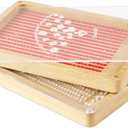 Wooden Diamond Paint Tray with Magnetic Lids, Diamond Painting Accessories Tools, Diamond Art Trays with Cover, Pack of 2
