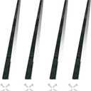 4 Sets x 39.37 Inches Net Brush Hair Width 1 1/2 Inches Door Brush Sweeps Seal Garage Roll Up Door Brush Barn Door Seal Brush Sweep (1.5in, 4)