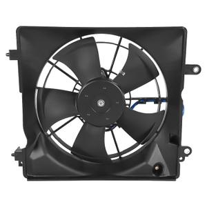Radiator Cooling Fan Assembly Compatible with Honda Civic 2012-15 1.8L 2.4L | Compatible with Acura ILX 2013-15 2.4L Radiator AC Condenser Cooling Fan Left Side 621480 19015R1AA01 19020R1AA01 19020RSAG01