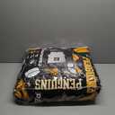 FOCO Pittsburgh Penguins NHL Team Color Bed in a Bag Comforter Bedding 5 Piece Set - Full
