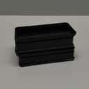 4PCS Minifigures Display Case for Action Figures Blocks Collectibles, Clear Acrylic Display Box for Lego Lovers, Dustproof Building Block Display Storage Case for Lego Figure Toys Collection, Black