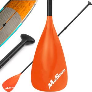 SUP Paddle - Adjustable 3 Pieces Stand Up Paddle Board Paddle with Unique Lock Design Floating Alloy Shaft Paddleboard Paddle
