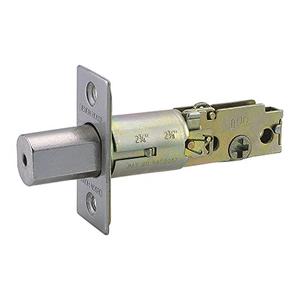 Design House 790758 2-Way Replacement Square Corner Deadbolt Latch Satin Nickel