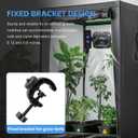2-Pack 4 Fixed Clip Fan, 4 Speed Control, USB Desktop Fan, for Hydroponic Plants, Office Dorm, circulation and cooling.