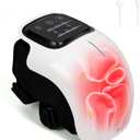 brenzo 2026 NEW 3-in-1 Cordless Knee Massager with Heat, Red Light Therapy & 3 Vibration Modes, 3 Heating Levels, Heated Knee Pad for Pain Relief, Gifts for All Ages