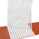 12 Pack L16 x H 10" White Heavy Duty Shelf Brackets with Screws Metal Shelf Brackets Shelf Support Angle Brackets for Shelves L Brackets Heavy Duty Floating Shelf