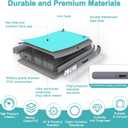 AWSUM Inflatable Floating Dock Air Dock Platform Floating Island Raft with None-Slip Surface for Pool Beach Ocean