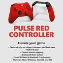 Xbox Core Wireless Gaming Controller  Pulse Red Series X|S, One, Windows PC, Android, and iOS