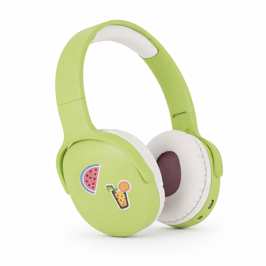 Kids Wireless Headphones, Green, Pack of 2