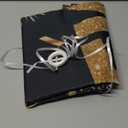 Black & Gold Happy Golden Birthday Banner - Large Happy Birthday Backdrop Decor for Adults - Luxury Golden Party Decorations for 21st, 30th, 40th, 50th, Milestone Celebrations 71x44 Inch