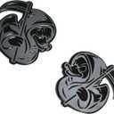 Pair Custom Angry Reaper Rubber Duck Decal Sticker 3D Badges Emblem Fit for Car Truck Motorcycles Side Rear Styling New (Black)