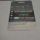 Titanium Cutting Board Set of 3,100% Pure Titanium Cutting Boards for Kitchen, Double Sided Non Toxic Cutting Board, Ideal Charcuterie & Chopping for Meat, Hygiene Durable DishwashrS+M+L)