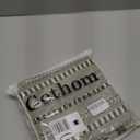 Cethom Boho Throw Pillow Covers 18x18 Inch Set of 2, Farmhouse Decorative Couch Pillow Cases, Green Accent Pillows of Bed, Sofa Bedroom Living Room Home Decor Cushion Cover