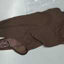 Aleumdr Womens Textured One Piece Swimsuit Tummy Control Bathing Suit Tie Knot Cutout Swimwear (Brown, M)
