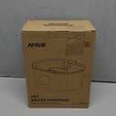 Cat Water Fountain Stainless Steel 108oz/3.2L, APAUK Automatic Pet Fountain Dog Water Dispenser with Water Level Window, Quiet Cat Fountain for Drinking, Inside with Replacement(1 Filters&1 Sponges)