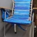 Rio Brands 4-Position Hi-Boy Backpack Beach Chair, Folding Chair for Outdoors, Stripe