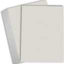 Hamilco Colored Carstock Paper Gray Bristol Vellum Card Stock for Scrapbook Craft 8 1/2 x 11" - 67lb Cover for Printer - 50 Pack