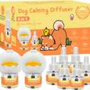 Dog Pheromone Calming Diffuser 8 in 1 (6 * 30 Day) Appeasing Pet Pheromones Diffuser to Calm Kit (2 Plug in+ 6 Pack 48ml Refill) for Anxiety