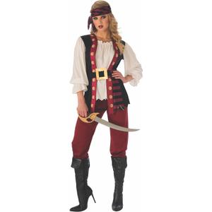 Rubies womens Lusty Pirate Costume (Large, As Shown)
