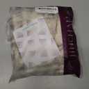 jinchan Floral Kitchen Curtains 30 Inch Linen Tier Curtains Farmhouse Cafe Half Window Drapes Over Sink Light Filtering Sage Green on Beige for Living Room Laundry RV Rod Pocket 2 Panels