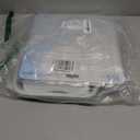 Brio Stainless Steel 3-5 Gallon Water Jug Stand and 2 Dispenser Valves, Non Slip Stand with BPA Free Fast Flow Water Spout Fits Both 48mm and 55mm Bottles 2 CAPS Included (White), 12 inches