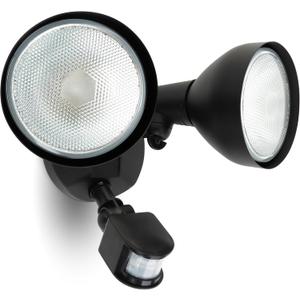 Motion Sensor Outdoor Light, 300W PAR38 Bulb Compatible, IP65 Waterproof Flood Lights, 2 Head Dusk to Dawn Motion Detected Security Light for Patio, Garage, Yard (Black, Bulbs not Included) Motion Sensor Outdoor Light, 300W PAR38 Bulb Compatible, IP65 Waterproof Flood Lights, 2 Head Dusk to Dawn Motion Detected Security Light for Patio, Garage, Yard (Black, Bulbs not Included)