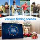 Advent Calendar Fishing 2025 Christmas Countdown  24 Days Lures Gift Set for Adults, Teens, Men, Women, Boys & Girls, Premium Box with Foam Slots to Keep Baits Secure  Xmas Surprise Gift for Anglers