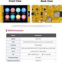 Hosyond 3.2'' ESP32 LCD Display Resistive Touchscreen with WiFi+BT, ST7789P3 Driver 240x320 TFT SPI Screen Module for Arduino