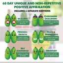 2 x Affirmation Pickle Jar  60 Uplifting Notes for Self-Care, Funny Pickle Gifts for Teen Girls, Trendy College & Christmas Stuff, Cute Emotional Support Decor for Mindfulness