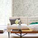 NuWallpaper Mirei Peel and Stick Wallpaper, Grey, Removable Wallpaper, Renter-Friendly, 20.5 in x 18 ft