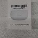 Electric Nail Clippers for Seniors,Smart Nail Clippers 2025 New 3 in 1 Electric Toenail Clipper with Polishing and LED Light,Smart Toenail Clipper 2 Adjustable Speeds for Adults,Baby (White)