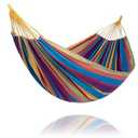SUNCREAT Hammocks Outdoor Camping Double Hammock, Tree Hammocks for Outside, Rainbow