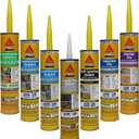 SikaBond Construction Adhesive, Gray, Advanced Polyurethane for Outdoor. Water immersible & Waterproof, 10 fl.oz