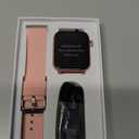 1.90'' with Smart Watch(Answer/Make Calls),Smart Fitness Tracker Watches for Android/iOS Phones,Bluetooth Call and Text Message/Sleep Monitor/Heart Rate/Step Counter Android Smartwatch for Women Men (Pink)