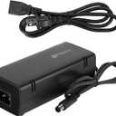 Power Supply for Xbox 360 E, Power Supply Brick with Power Cord, AC Adapter Power for Microsoft Xbox 360 E Console, 100-240V
