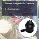 Chainsaw Fuel Tank Vent 5 PCS Kit Fit for Stihl MS201 MS201C MS192C MS200T MS200 MS650 MS171 MS181 MS181C MS211 MS211C MS192T MS250 Chainsaw Replace 0000 350 5802, 0000-350-5802, 00003505802