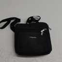 Baggallini Pocket Crossbody Bags for Women 8x8 Small Lightweight Durable Nylon Water-resistant Travel Purse W/Rfid Wristlet (Black/Sand)