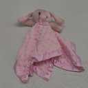 Pro Goleem Loveys for Babies Bunny Security Blanket Baby Girl Gifts Newborn Soft Pink Lovie for Infant and Toddler Snuggle Toy Stuffed Animal, Pink 16 Inch