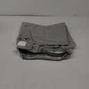 H.VERSAILTEX 100% Blackout Curtain for Bedroom 96 Inches Long Grommet Linen Face Full Light Blocking Curtain Drape for Living Room Thermal Insulated Linen Look Curtain 1 Panel, 52" W x 96" L, Dove